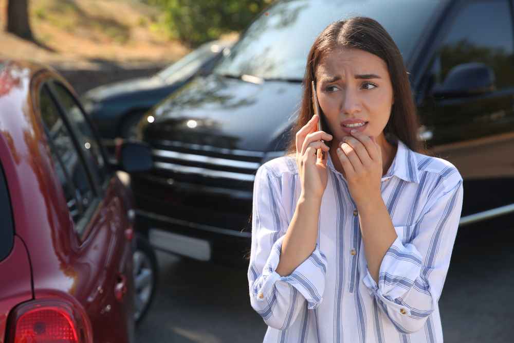 rental car accident in California